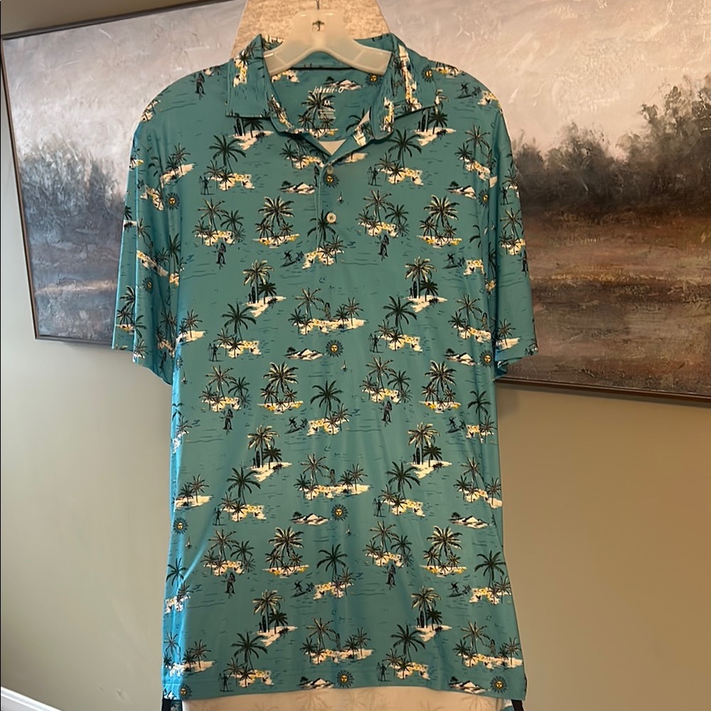 Johnnie-O Tropical Print Men's Shirt